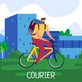 Courier Service Poster