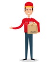 courier worker avatar character