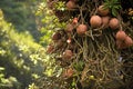 Couroupita guianensis known as cannonball tree Royalty Free Stock Photo