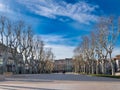 Cours Mirabeau in the center of Narbonne Royalty Free Stock Photo