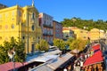 Cours Saleya, Nice, South of France Royalty Free Stock Photo