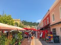 Cours Saleya town square and market, Nice, France Royalty Free Stock Photo