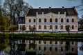 Court building in Kuldiga, Latvia Royalty Free Stock Photo