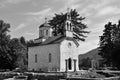 Court Church in black and white - Cetinje - Montenegro