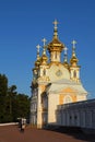 Court Church of Petergoff Palace , Russia Royalty Free Stock Photo