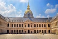 Court of honour at the Hotel des Invalides in Paris, France