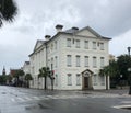 The Court House on Broad Street, Charleston, SC bracing for Hurricane Dorian