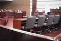 Court house interior Royalty Free Stock Photo