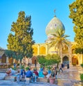 In court of Imamzadeh Ali Ibn Hamzeh Holy Shrine, Shiraz, Iran