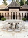 The Court of the Lions in the Alhambra, Granada Spain