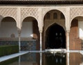 Court of the Myrtles at the Alhambra Royalty Free Stock Photo