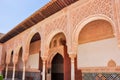 Court of the Myrtles architecture in Nasrid Palace,  Alhambra, Granada, Spain Royalty Free Stock Photo