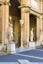 The Court of the Pine in Rome, Vatican, constitutes the northern end of the great renaissance Belvedere Courtyard in Rome, Italy