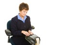 Court Reporter Working Royalty Free Stock Photo