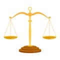 Court scales. Justice balance symbol and lawyers Royalty Free Stock Photo