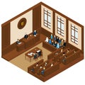 Court Session Isometric Template