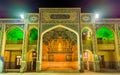 Court of Shah Cheragh mosque in Shiraz - Iran Royalty Free Stock Photo