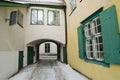 Court yard in Tallinn Royalty Free Stock Photo
