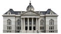 Courthouse Building Exterior with Symmetrical Architecture Royalty Free Stock Photo