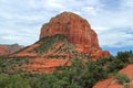 Sedona, Arizona, Courthouse Butte from Bell Rock State Park, Southwest Desert, USA Royalty Free Stock Photo