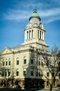 Courthouse Clock Tower Dome - Decorah, Iowa Royalty Free Stock Photo