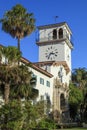 Courthouse clock tower Royalty Free Stock Photo