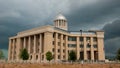 Courthouse and Storm Clouds