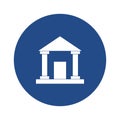 Courthouse Vector icon which can easily modify or edit Royalty Free Stock Photo