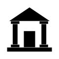 Courthouse Vector icon which can easily modify or edit Royalty Free Stock Photo