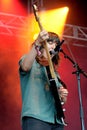 Courtney Barnett singer and electric guitar player in concert at Heineken Primavera Sound 2014