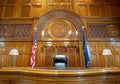 Courtroom, Judge, Court, Law, Lawyer, Legal Background Royalty Free Stock Photo