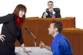 Courtroom Trial Royalty Free Stock Photo