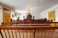 Courtroom in Whaley House Museum, old town of San Diego