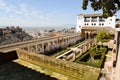 Courtyard of the acequia in Generalife, Alhambra, Granada