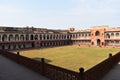 Courtyard Agra fort, Shish Mahal or Glass Palace, Agra