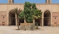 Courtyard of Al Zaher Barquq public historical mosque, Cairo, Egypt