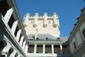 Courtyard of the Alcazar of Segovia Royalty Free Stock Photo