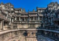 Courtyard Angkor Wat Cambodia Royalty Free Stock Photo