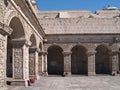 Courtyard at Arequipa, Peru Royalty Free Stock Photo