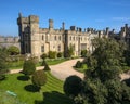 Courtyard at Arundel Castle in West Sussex, UK Royalty Free Stock Photo