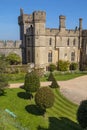 Courtyard at Arundel Castle in West Sussex, UK Royalty Free Stock Photo