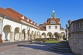 Courtyard of Bad Nauheim Royalty Free Stock Photo