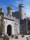 Courtyard in Bodelwyddan Castle North Wales Royalty Free Stock Photo