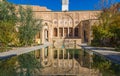 The courtyard of the Boroujerdi historic house in Kashan, Iran Royalty Free Stock Photo