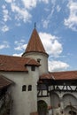 Courtyard at Bran castle, Romania