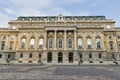 Courtyard at the Buda castle royal palace in Budapest, Hungary