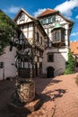 Courtyard buildings, the Wartburg castle Royalty Free Stock Photo