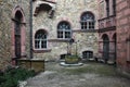 Courtyard of Castle Ksiaz Royalty Free Stock Photo