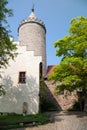 Courtyard of the castle Leuchtenburg Royalty Free Stock Photo