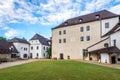 At the Courtyard of Castle Nove Hrady in Czech Republic